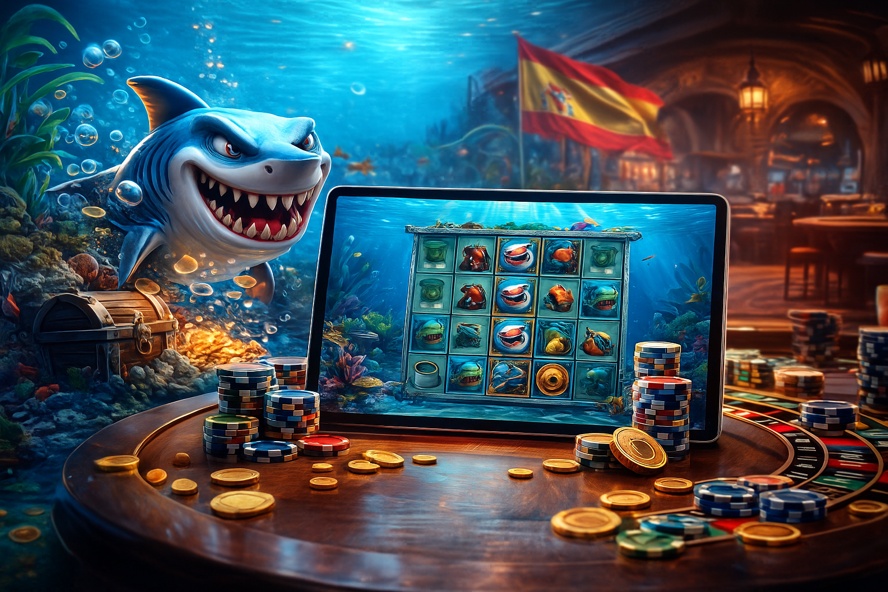 tragaperras Razor Shark en casinos online de España